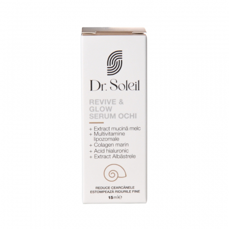 Serum ochi cu mucina melc Revive & Glow Dr. Soleil, 15 ml [1]