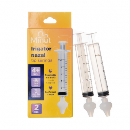 Set 2 bucati irigator nazal tip seringa, Minut [4]