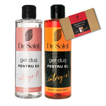 Geluri de dus - Set 2 geluri dus pentru EA si pentru EL,  260 ml, Dr. Soleil
