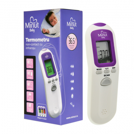 Termometre copii - Termometru Minut Baby cu infrarosu non-contact