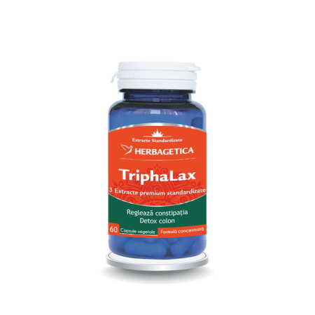 Vitamine si suplimente - Triphalax, 60 capsule - Herbagetica