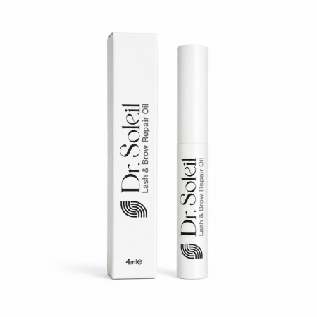 Tratamente si seruri pentru ten - Ulei regenerant gene și sprâncene, cu uleiuri nutritive, Vitamina E, 4ml Dr. Soleil