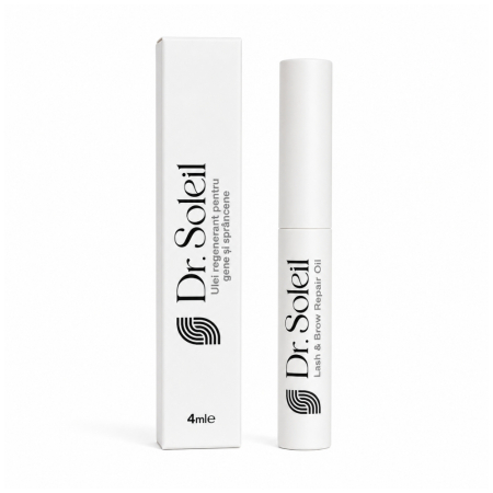 Ulei regenerant gene și sprâncene, cu uleiuri nutritive, Vitamina E, 4ml Dr. Soleil [4]