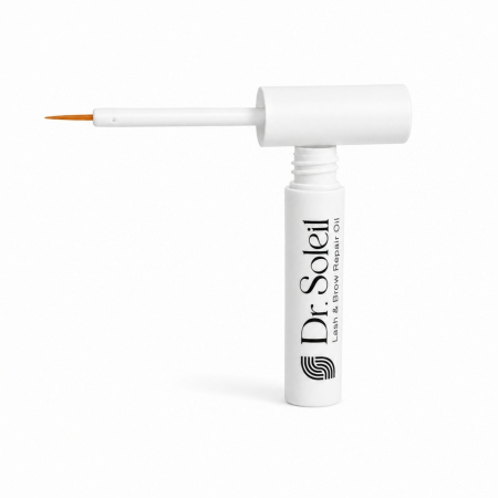 Ulei regenerant gene și sprâncene, cu uleiuri nutritive, Vitamina E, 4ml Dr. Soleil [3]