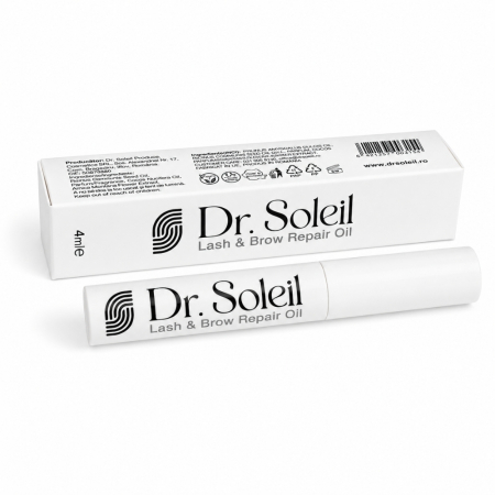 Ulei regenerant gene și sprâncene, cu uleiuri nutritive, Vitamina E, 4ml Dr. Soleil [2]