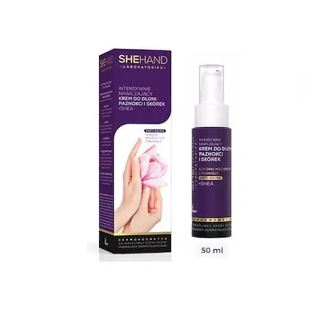 Crema intens hidratanta pt. maini, unghii si cuticule cu celule stem din magnolie, SheHand, 50 ml [4]
