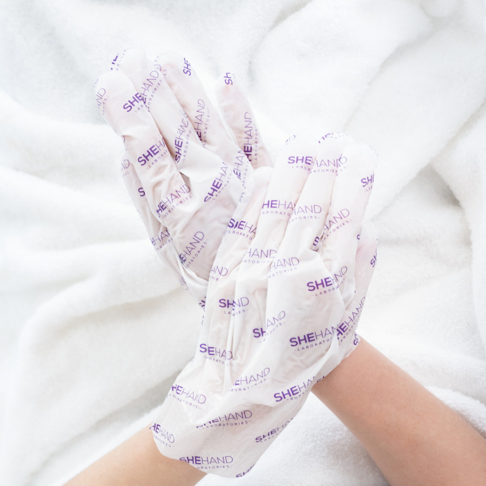 Manusi regenerante anti-aging cu unt de shea, SheHand, 1 set [5]