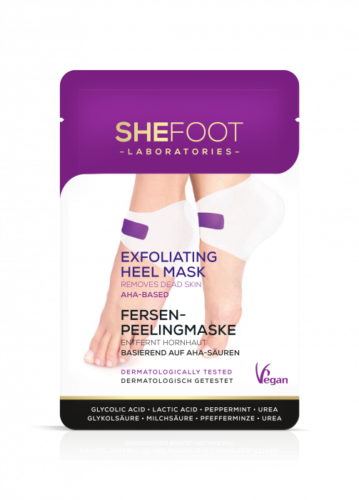 Masca exfolianta pt. calcaie cu acizi AHA, SheFoot, 18g [1]