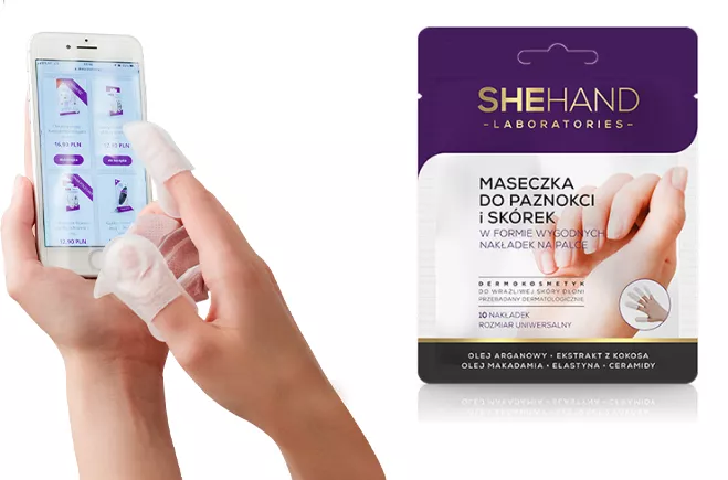 Masca pentru unghii si cuticule cu uleiuri și extracte de fructe, SheHand 10 buc [4]