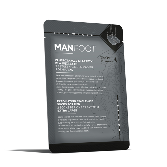 Sosete exfoliante cu acizi AHA, Manfoot 1 set [1]