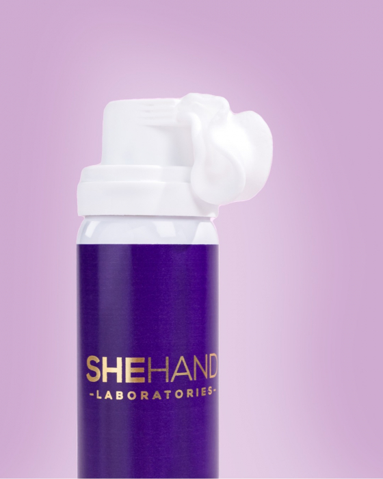 Spuma satinata pentru maini cu uree 5%, aminoacizi si ulei de avocado, SheHand, 100ml [3]