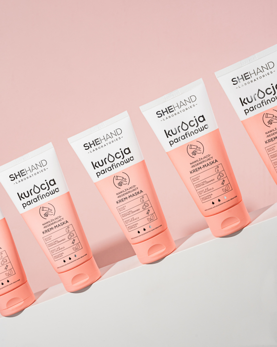 Crema peeling hidratanta, tratament exfoliant cu parafina pentru maini, SheHand 75g [4]