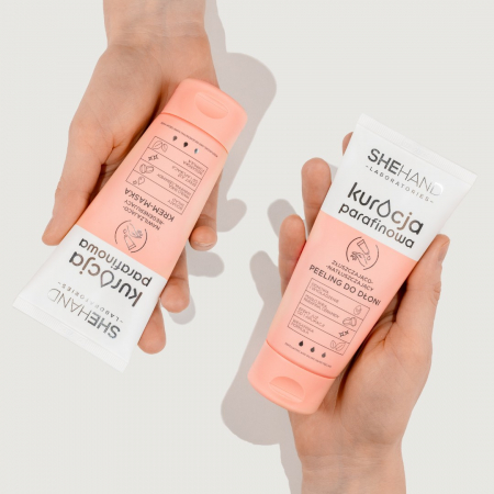 Crema peeling hidratanta, tratament exfoliant cu parafina pentru maini, SheHand 75g [7]