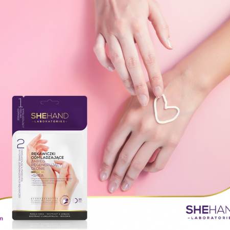 Manusi regenerante anti-aging cu unt de shea, SheHand, 1 set [3]