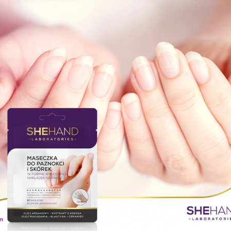Masca pentru unghii si cuticule cu uleiuri și extracte de fructe, SheHand 10 buc [2]
