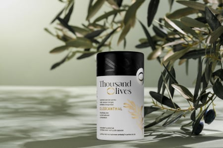 Oleocanthal, 5mg polifenoli din ulei de masline extravirgin, THOUSAND OLIVES, 30 caps [8]