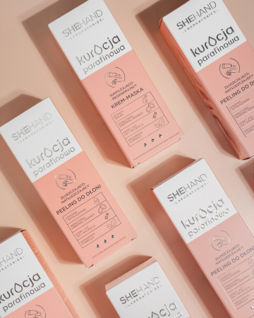 Crema peeling hidratanta, tratament exfoliant cu parafina pentru maini, SheHand 75g [2]