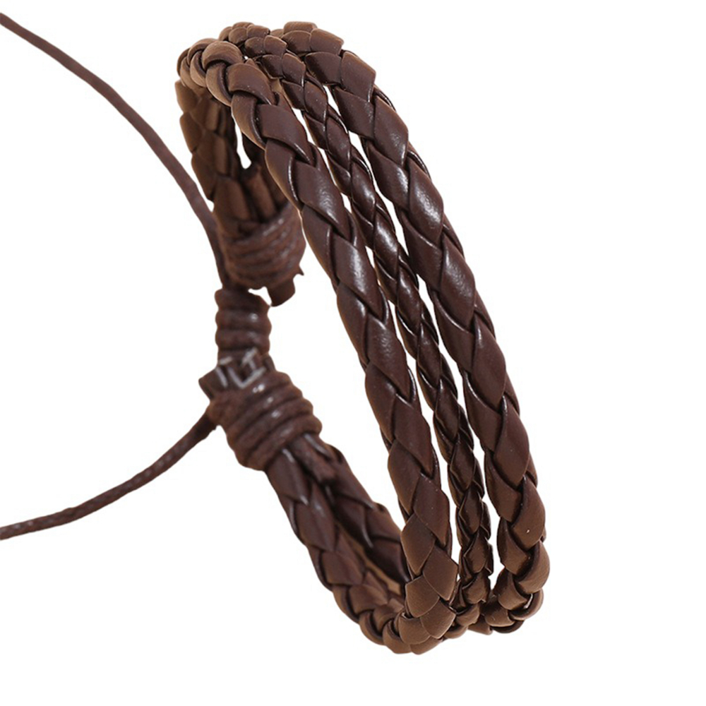 bratara-impletita-din-piele-manseta-reglabila-cu-design-bohemian-maro [3]