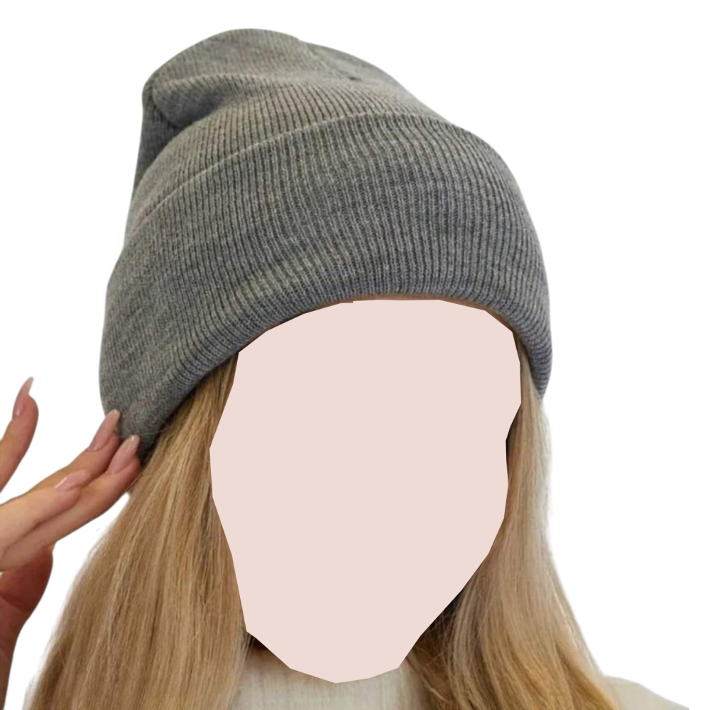 Caciula simpla unisex, model casual de toamna si iarna - Gri [3]