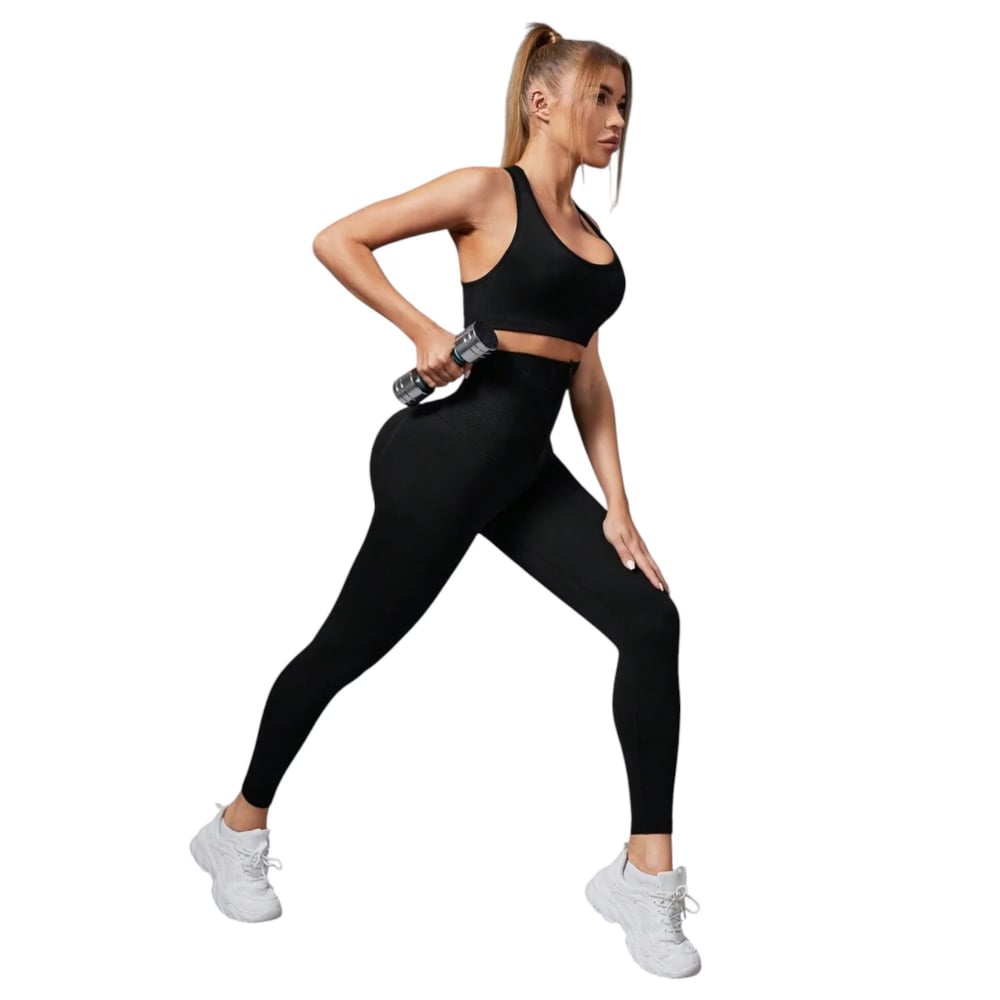 colanti-cu-corset-integrat-fermoar-frontal-talie-inalta-si-efect-push-up-negru-m [2]