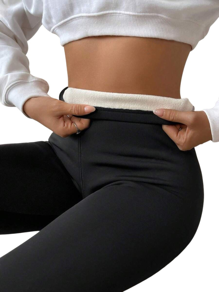 Colanti termici dama cu talie inalta si captuseala fleece [1]