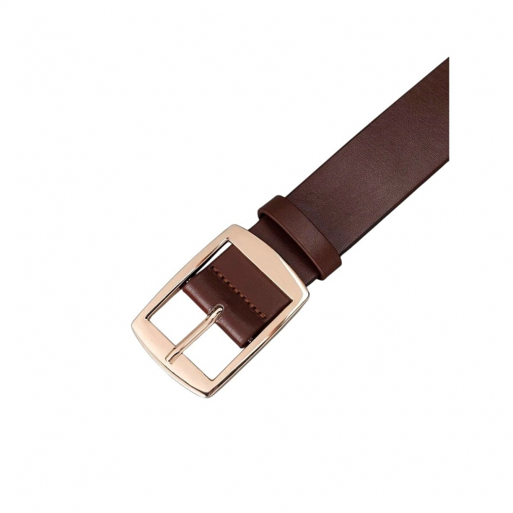 curea-barbati-neagra-din-piele-pu-casual-cu-catarama-galvanizata-maro-100-cm [2]