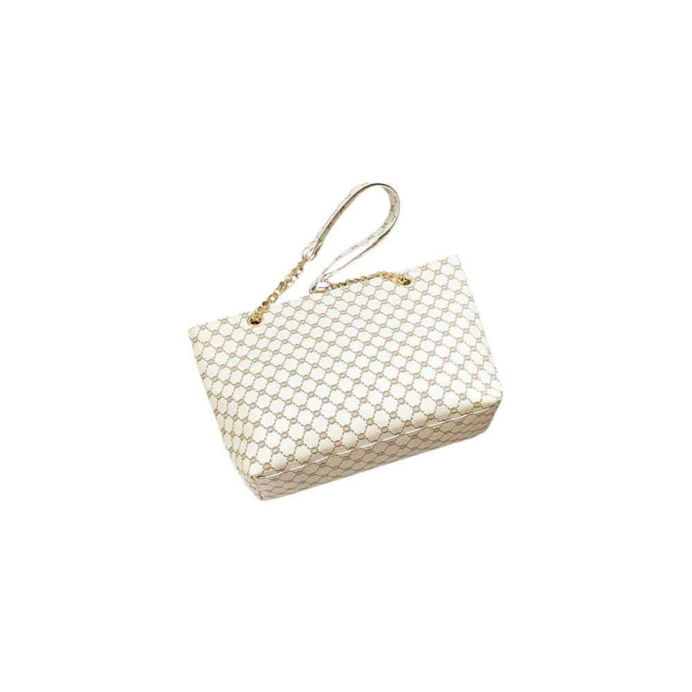 geanta-de-umar-model-imprimeu-geometric-si-lanturi-aurii-alb [5]