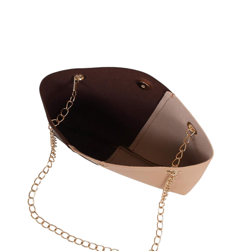 geanta-mini-casual-cu-lant-auriu-design-elegant-bej-maro [2]