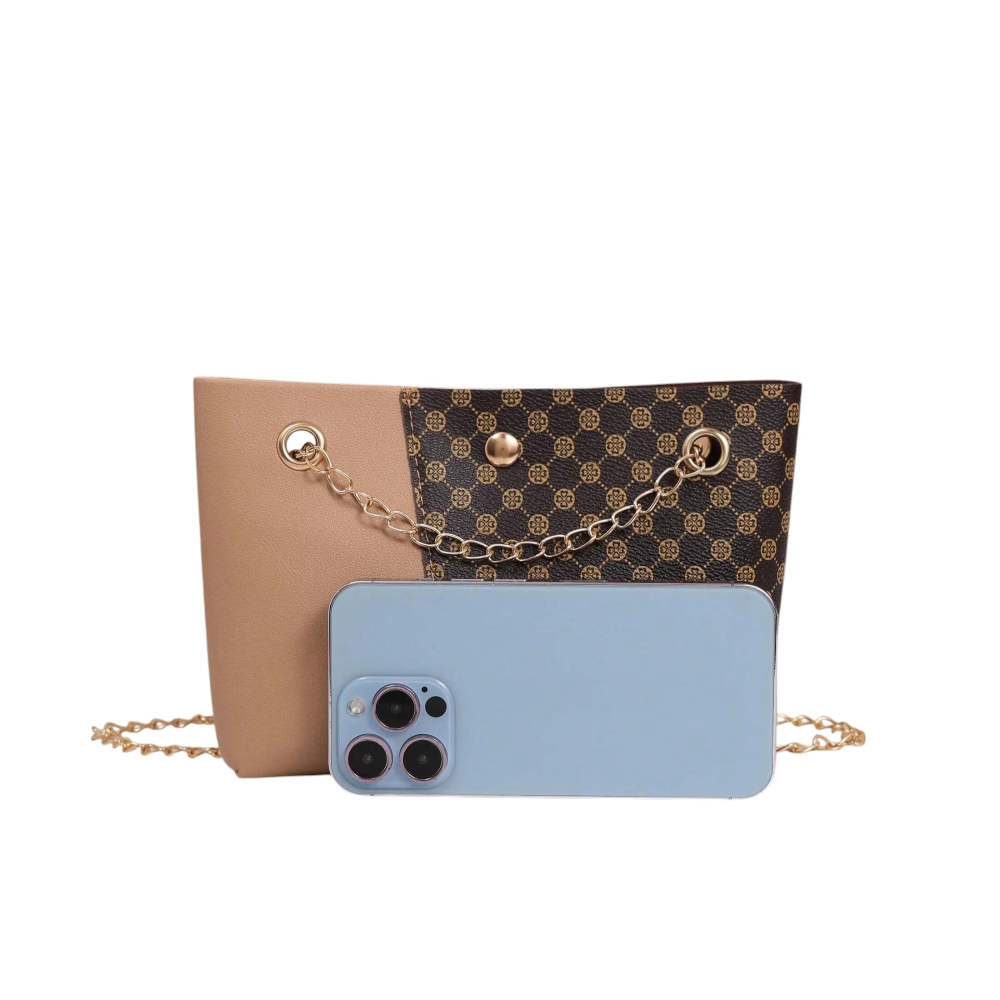 geanta-mini-casual-cu-lant-auriu-design-elegant-bej-maro [3]