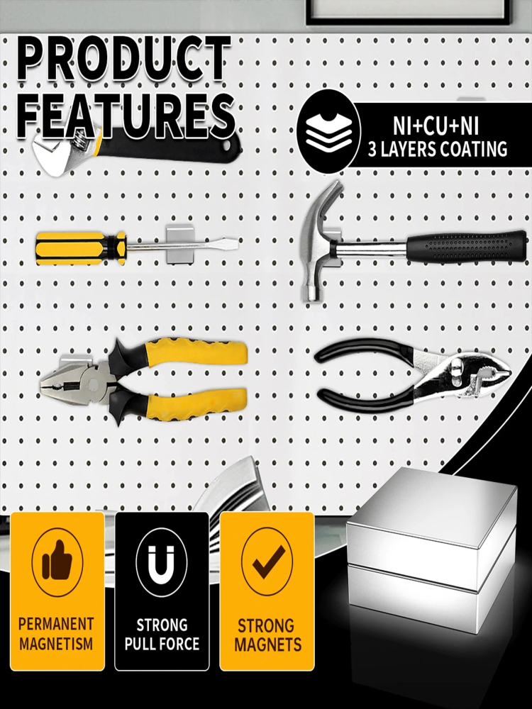 Magnet patrat din neodim – bloc magnetic puternic [3]