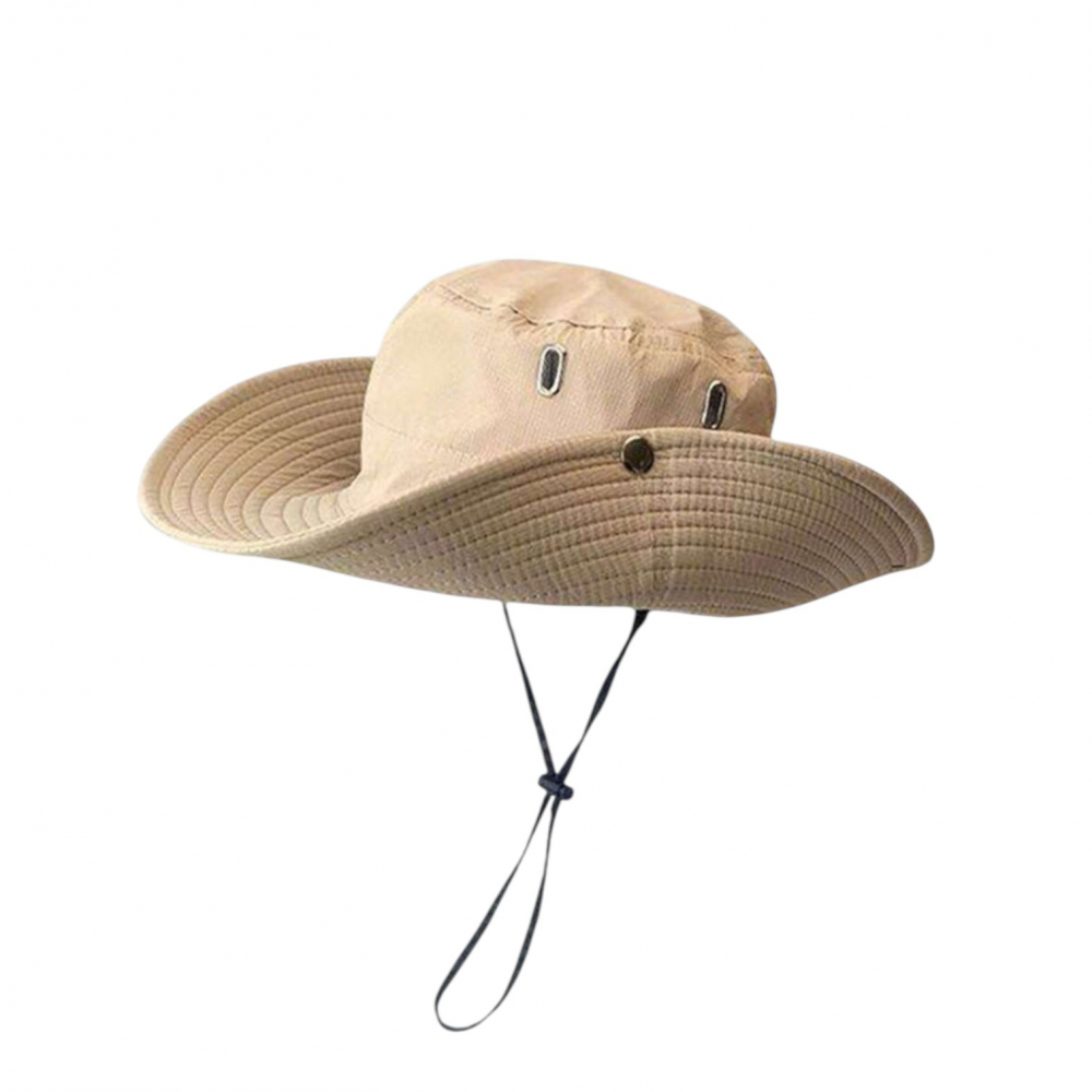 Palarie unisex bor mare 2-in-1, pliabila, protectie UV si vant, ajustabila [7]