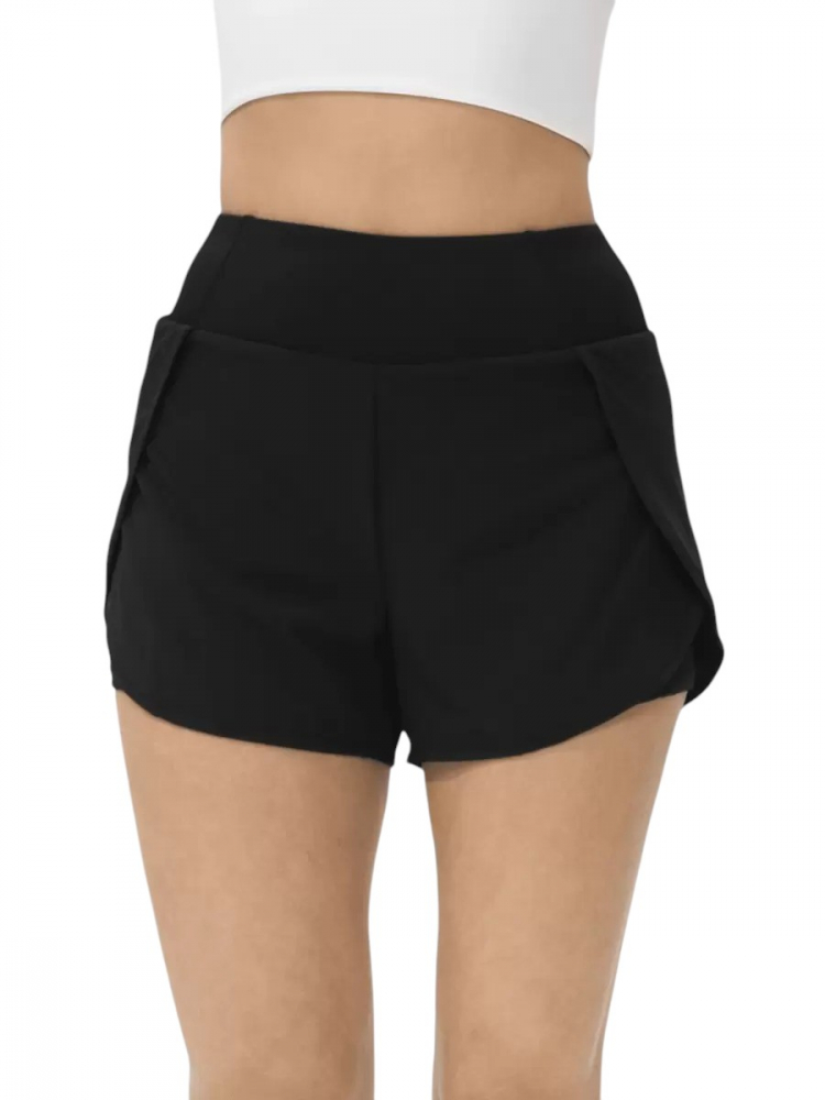pantaloni-sport-2in1-fusta-dubli-dama-negru [5]