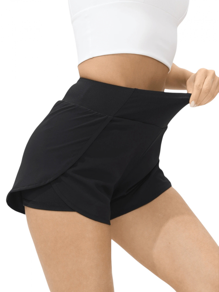pantaloni-sport-2in1-fusta-dubli-dama-negru [2]