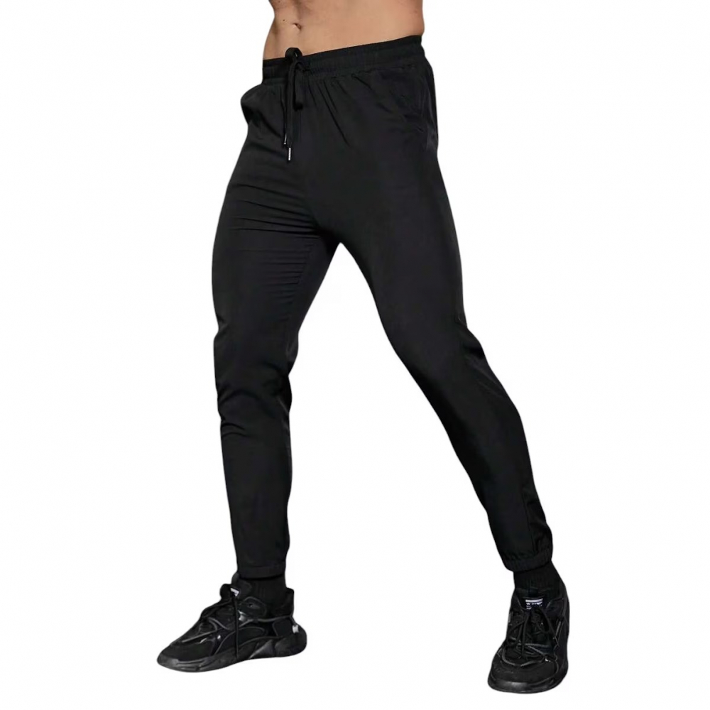 pantaloni-sport-barbati-regular-fit-usor-elastici-cu-buzunare-negru-marime-m [2]