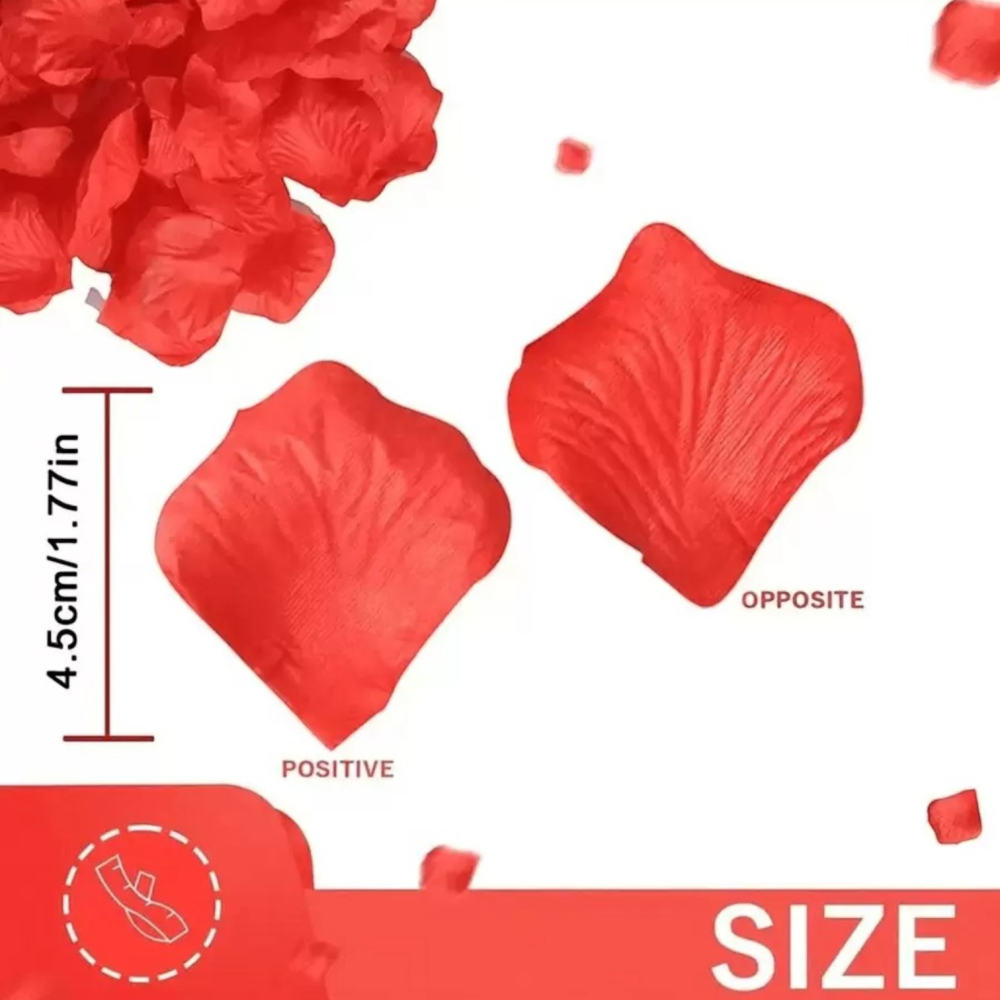 Petale Artificiale de Trandafir din Poliester Set 1000 Buc [2]