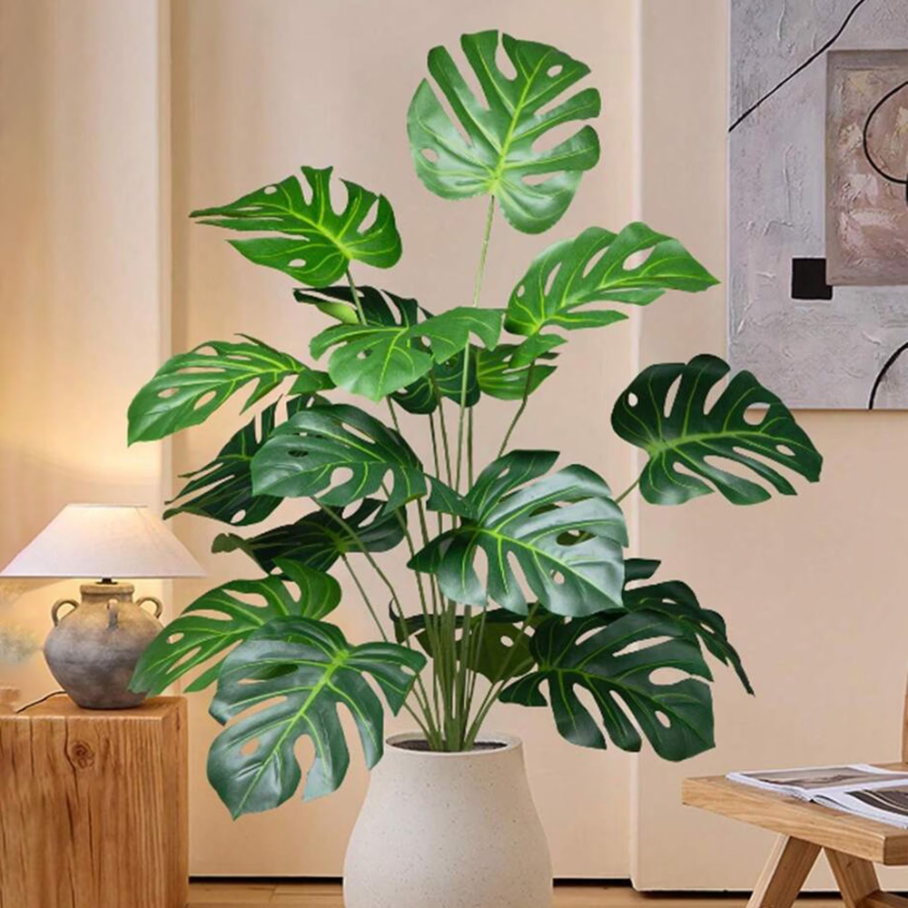 planta-artificiala-monstera-fara-ghiveci-18-frunze-65-cm [2]
