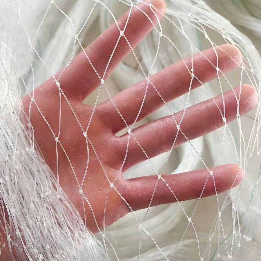 Plasa protectie pisici balcon si fereastra, transparenta, rezistenta UV, kit montaj inclus [8]