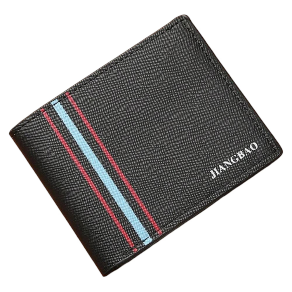 portofel-bifold-pentru-barbati-minimalist-din-piele-pu-cu-dungi-negru [1]
