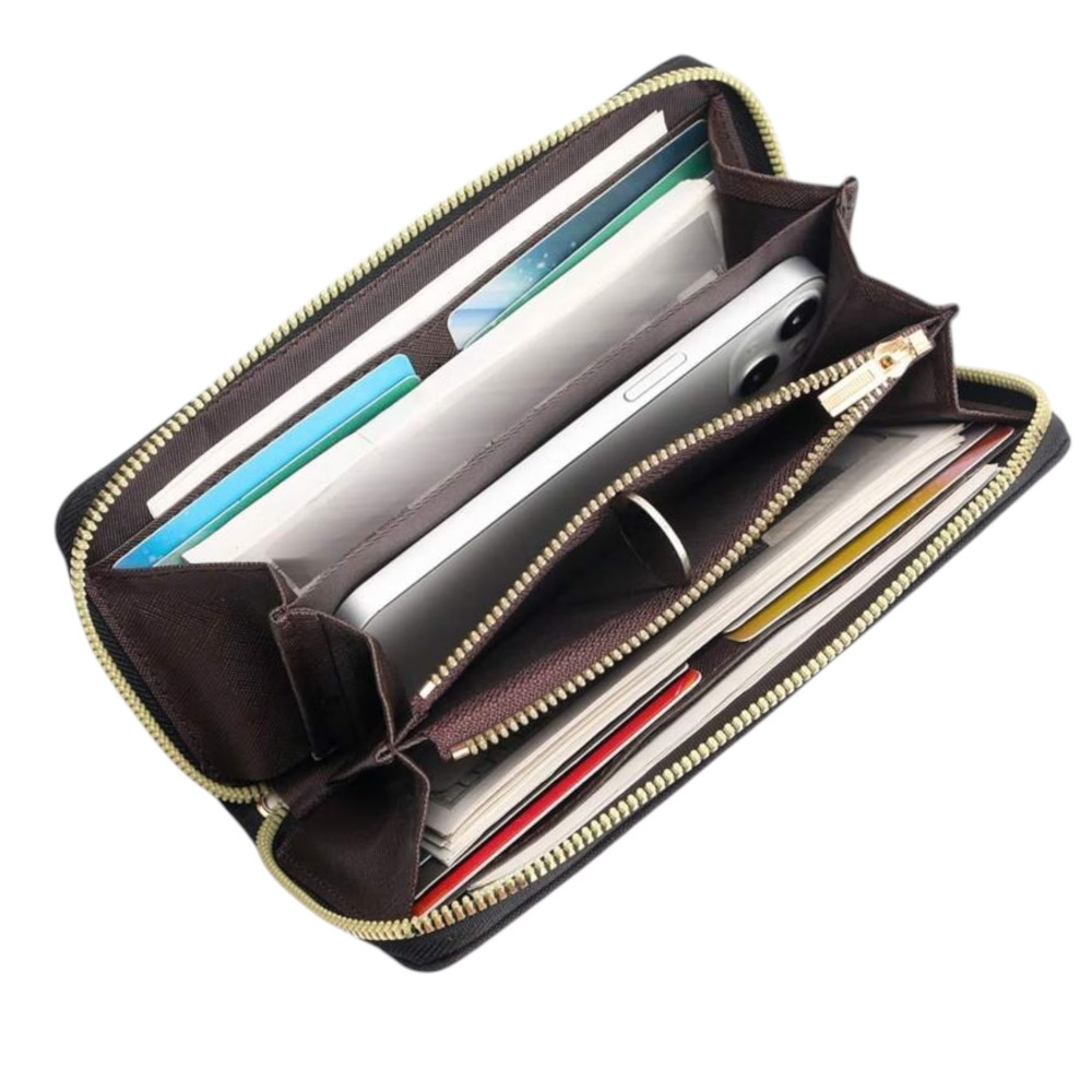 portofel-de-afaceri-minimalist-din-material-unisex-bifold-cu-fermuar-negru [4]