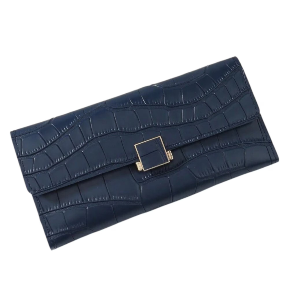 portofel-lung-trifold-pentru-femei-design-crocodil-in-relief-piele-pu-abastru [3]