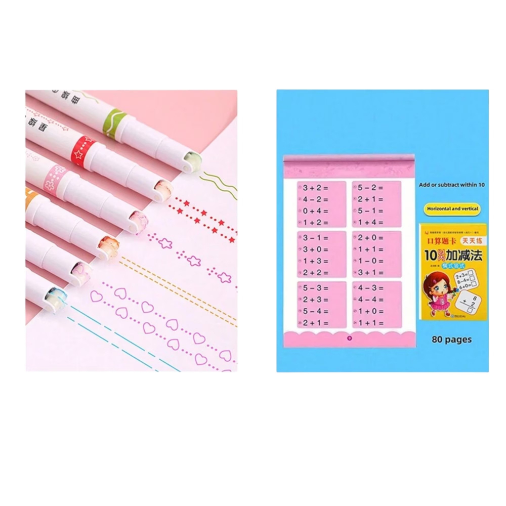 set-6-markere-pentru-design-si-diy-evidentiatoare-ondulate-pentru-subliniat-si-d [2]