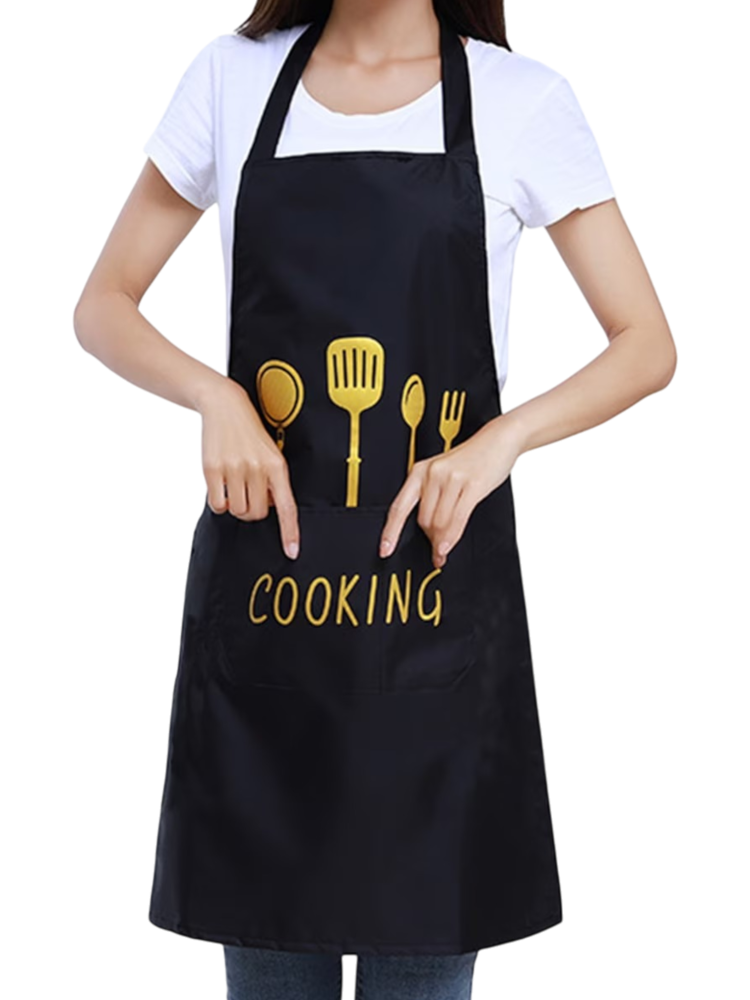 Sort bucatarie impermeabil din PVC si poliester cu imprimeu Cooking [3]