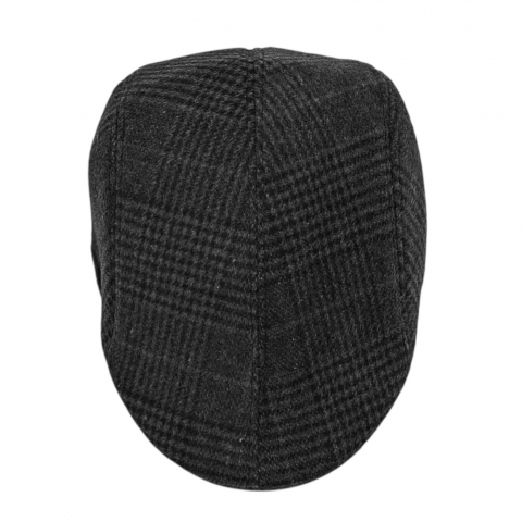 Bereta barbati cu model herringbone si captuseala moale, stil retro britanic [6]