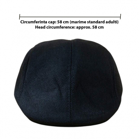 Bereta barbati retro casual, material subtire respirabil, marime 58 cm [1]