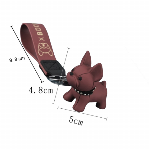 breloc-caine-model-bulldog-francez-rosu [3]