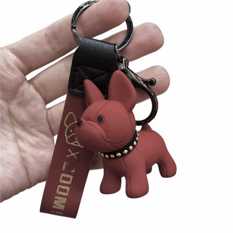 breloc-caine-model-bulldog-francez-rosu [2]