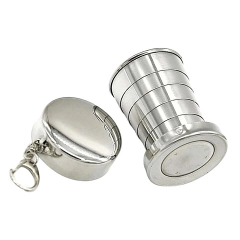 Brelocuri Mixte - breloc-cana-pliabila-din-otel-inoxidabil-150-ml-cu-capac