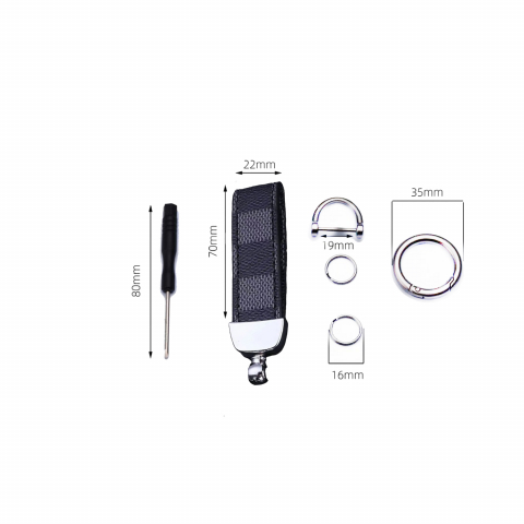 breloc-elegant-din-piele-autentica-bentita-pentru-chei-cu-catarama-albastru-miez [4]