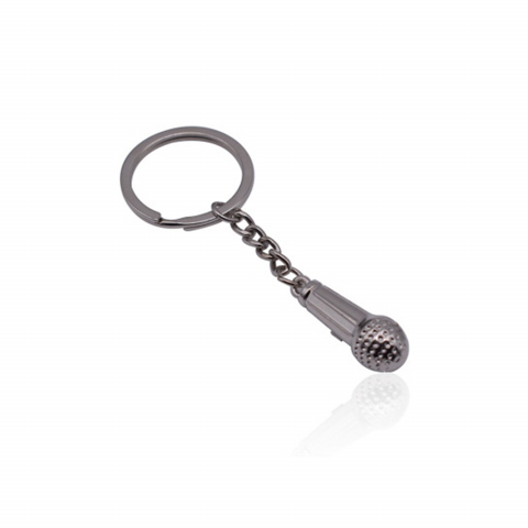 Brelocuri - breloc-microfon-accesoriu-chei-metal
