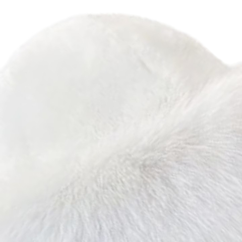 Caciula din blana artificiala moale tip bucket, model elegant - Alb [2]